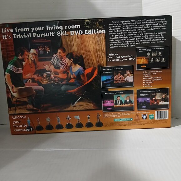Milton Bradley Trivial Pursuit: SNL Saturday Night Live DVD Edition Game. - Picture 5 of 8